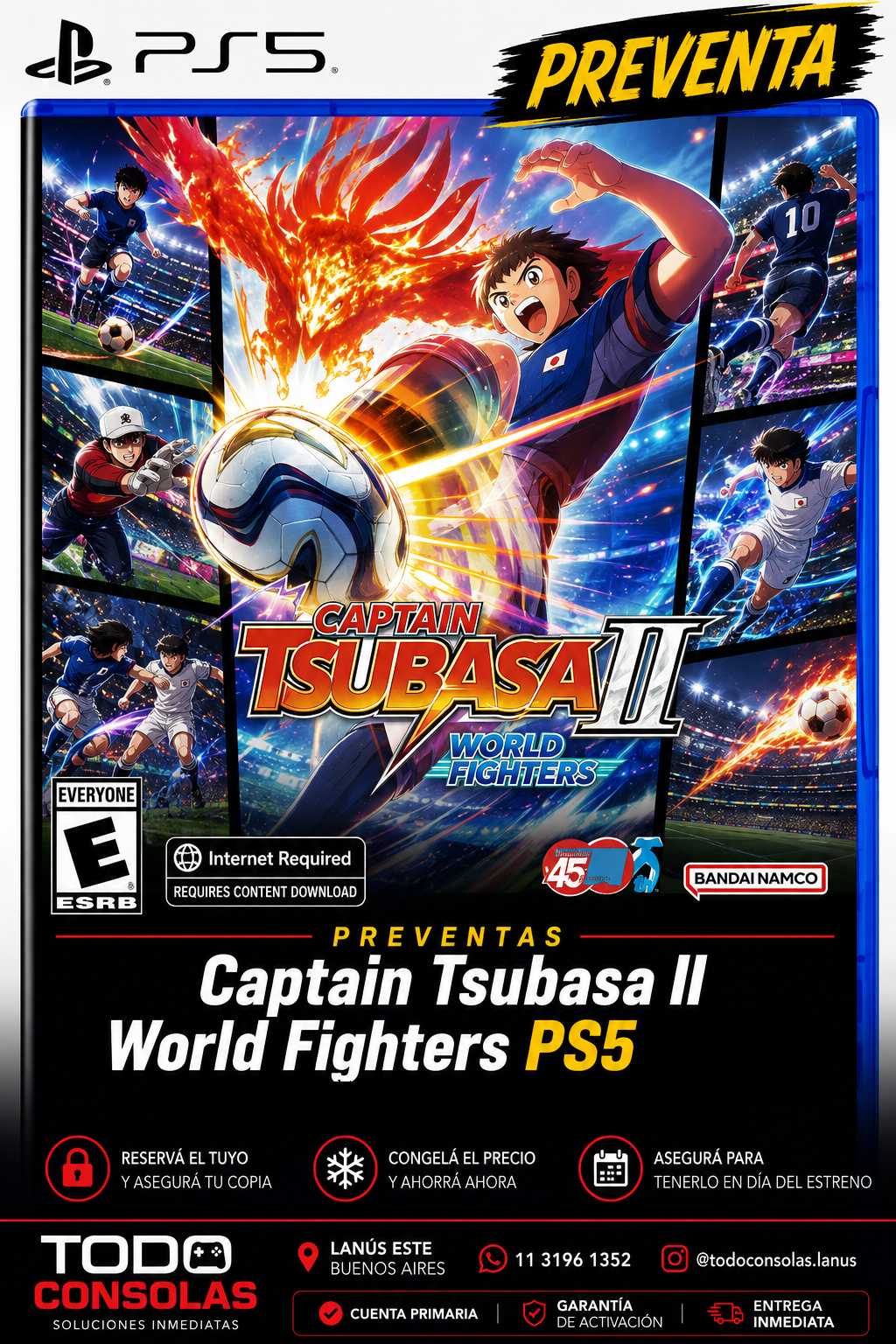 PREVENTA Captain Tsubasa II World Fighters PS5