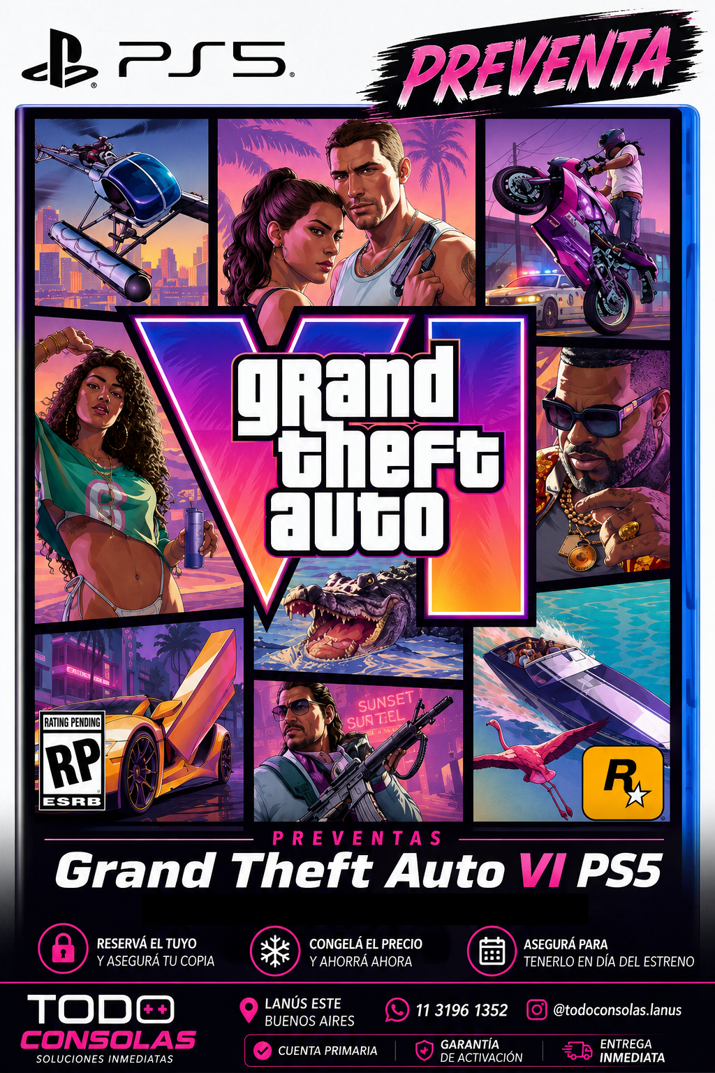 PREVENTA Grand Theft Auto VI PS5