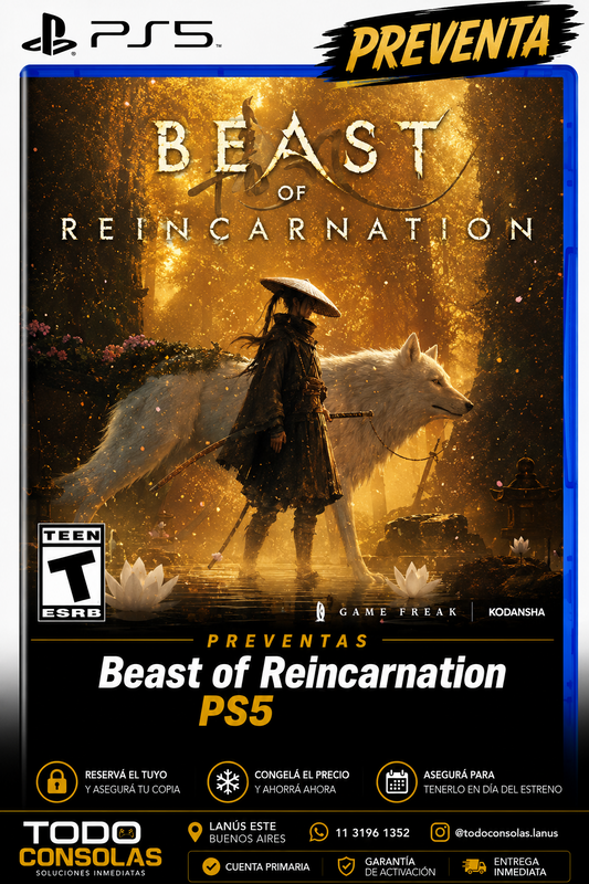 PREVENTA Beast of Reincarnation PS5