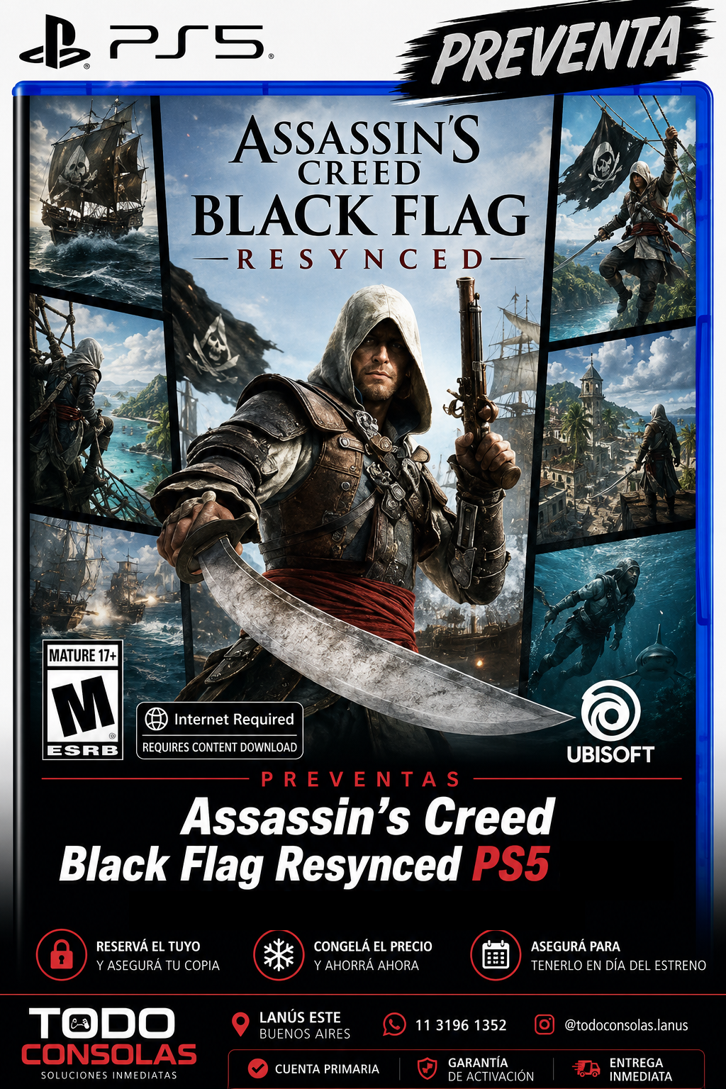 PREVENTA Assassin's Creed IV: Black Flag PS5