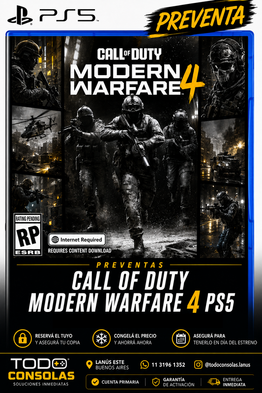 PREVENTA Call of Duty 4: Modern Warfare PS5